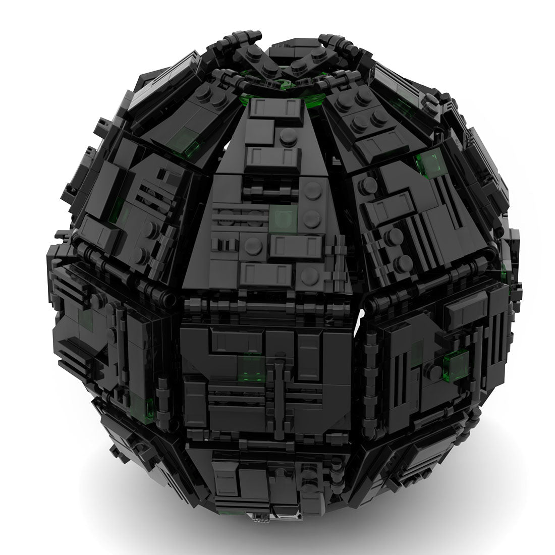 MOC - 113837 Borg Sphere Warship Building Blocks - LesDiy -