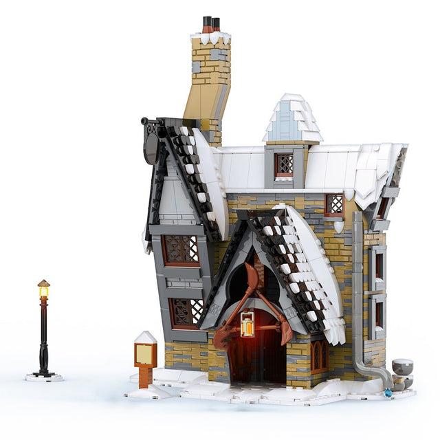 MOC - 114446 Winter Three Broomsticks Inn Building - LesDiy -