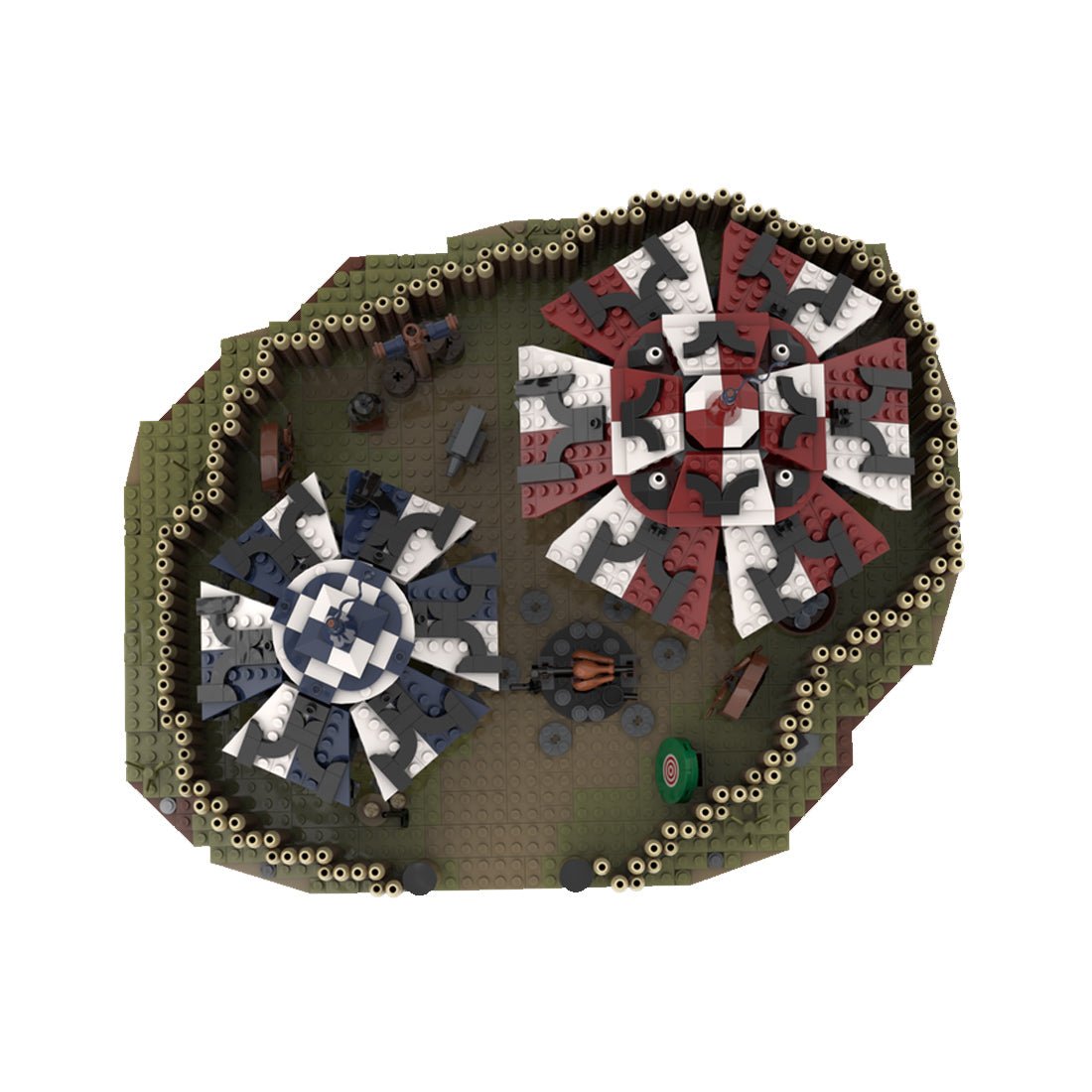 MOC - 114605 Medieval Mercenary Camp - LesDiy -