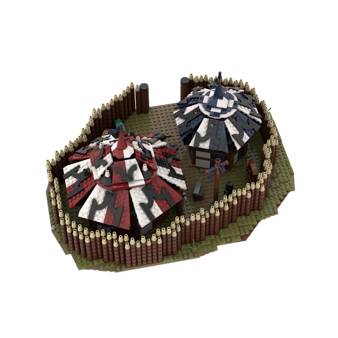 MOC - 114605 Medieval Mercenary Camp - LesDiy -