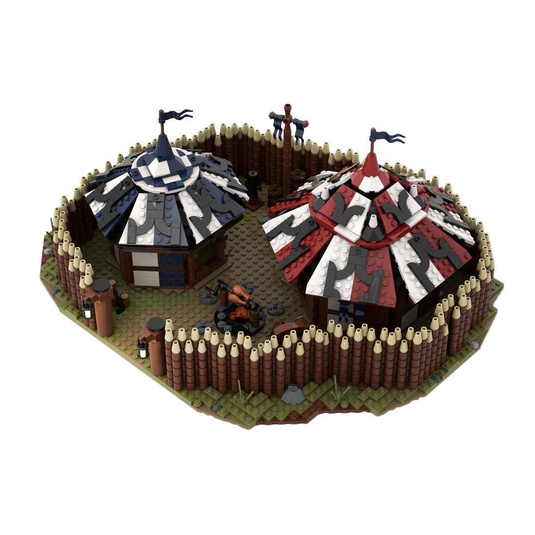 MOC - 114605 Medieval Mercenary Camp - LesDiy -