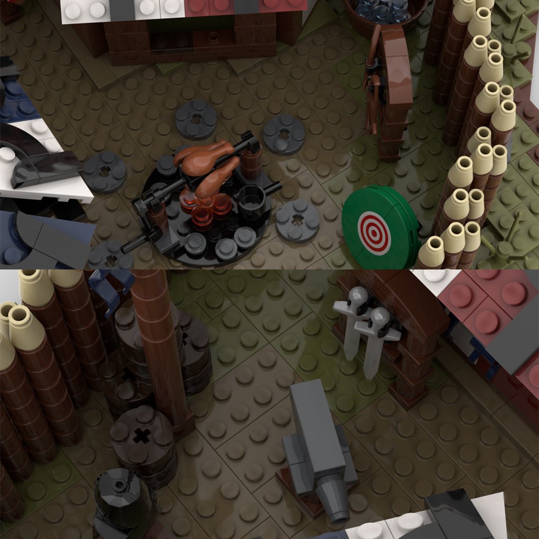 MOC - 114605 Medieval Mercenary Camp - LesDiy -