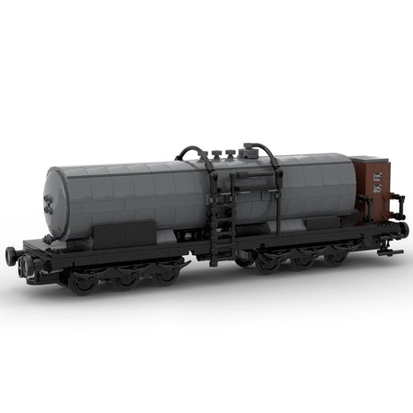 MOC - 114637 DRG ZZd 6 - Axle Tanker Train with Brakeman's Cab - LesDiy - Locomotive