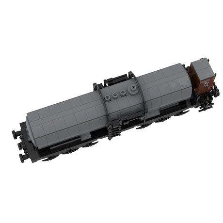 MOC - 114637 DRG ZZd 6 - Axle Tanker Train with Brakeman's Cab - LesDiy - Locomotive