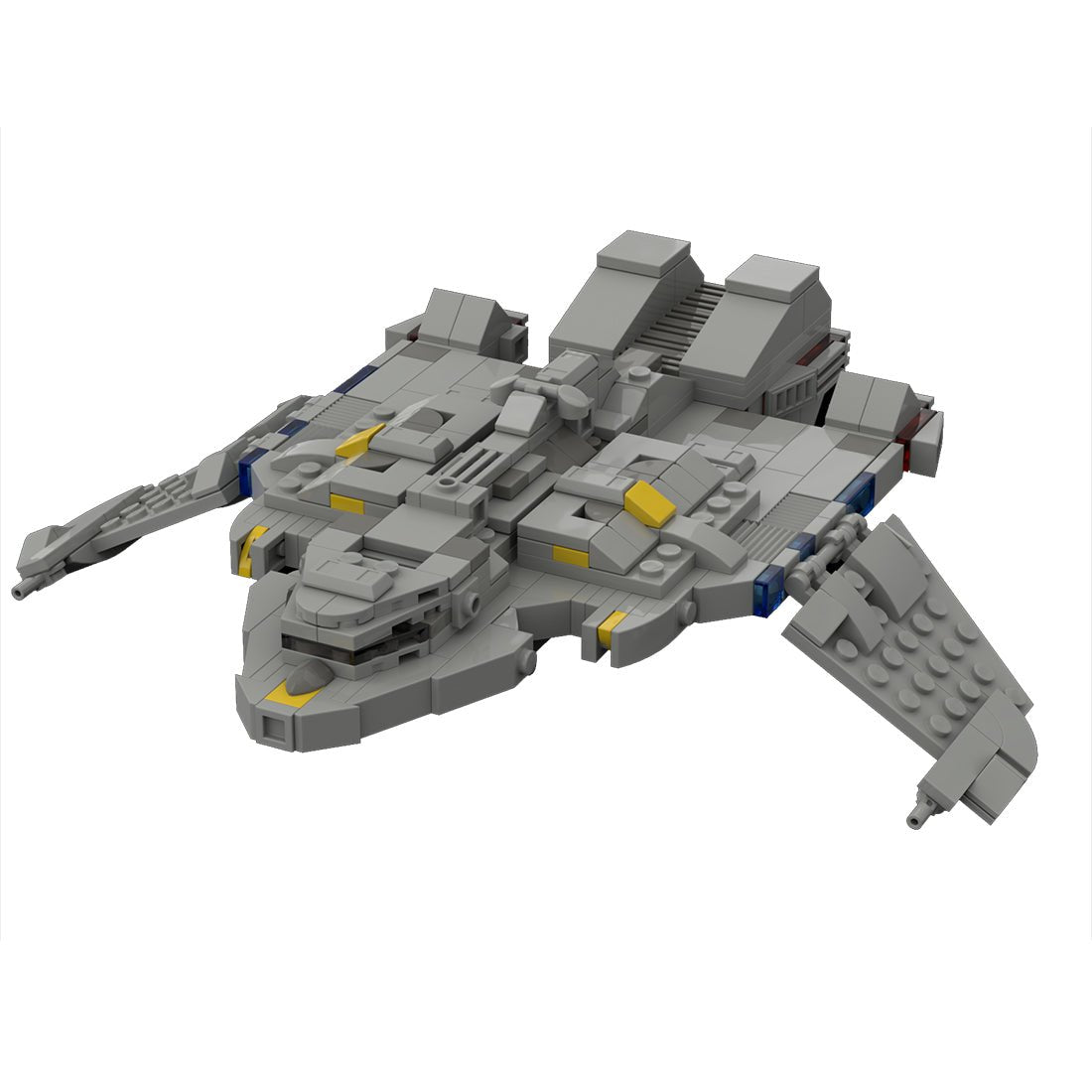 MOC - 114838 Maquis Raider Space Warship Building Blocks - LesDiy -