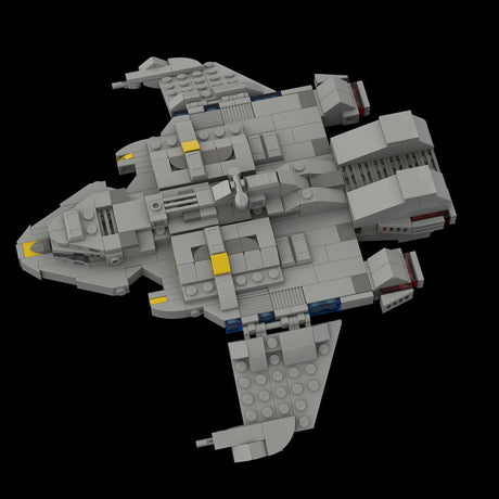 MOC - 114838 Maquis Raider Space Warship Building Blocks - LesDiy -