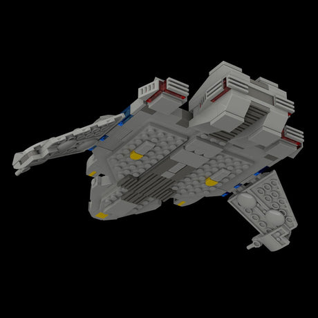 MOC - 114838 Maquis Raider Space Warship Building Blocks - LesDiy -