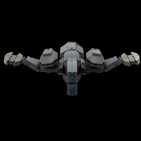 MOC - 115251 Andorian Kumari Class Spaceship Building Blocks - LesDiy -