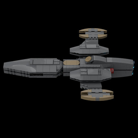 MOC - 115251 Andorian Kumari Class Spaceship Building Blocks - LesDiy -