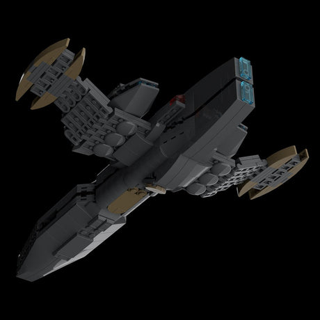 MOC - 115251 Andorian Kumari Class Spaceship Building Blocks - LesDiy -