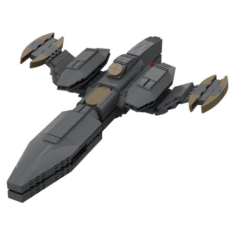 MOC - 115251 Andorian Kumari Class Spaceship Building Blocks - LesDiy -