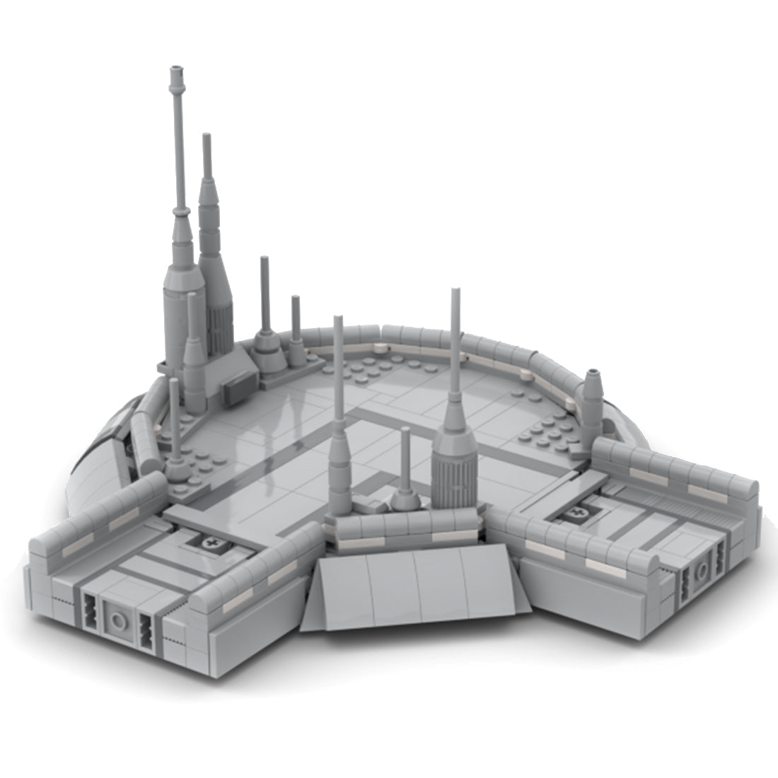 MOC - 115439 Military Modular Small Landing Platform - LesDiy -