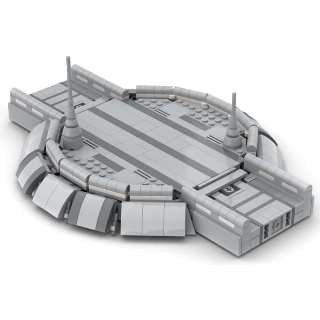 MOC - 115439 Military Modular Small Landing Platform - LesDiy -