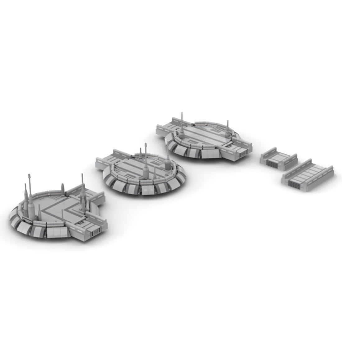 MOC - 115439 Military Modular Small Landing Platform - LesDiy -