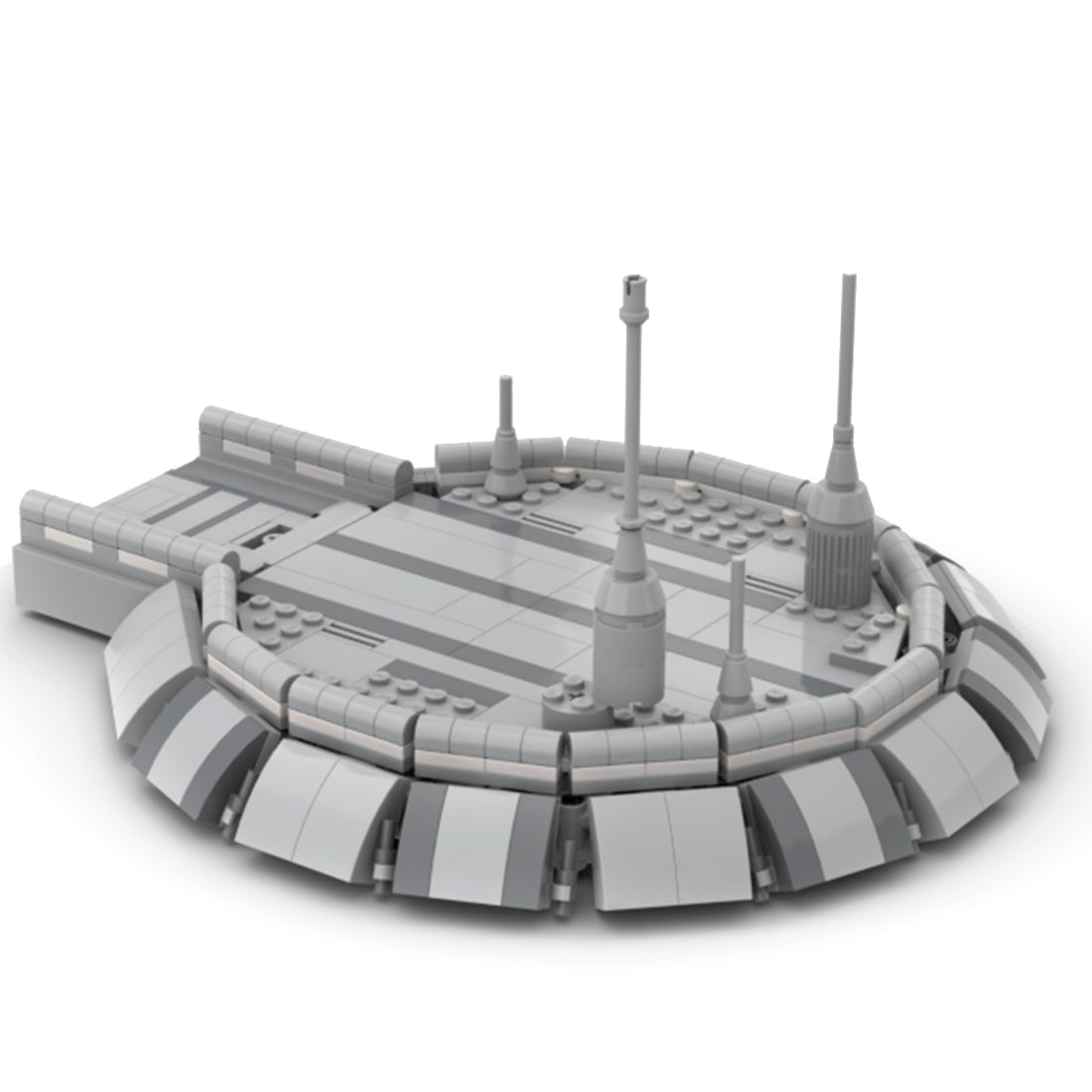 MOC - 115439 Military Modular Small Landing Platform - LesDiy -