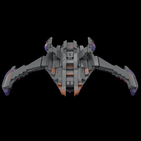 MOC - 115454 Battlecruiser Model Spaceship Building Blocks - LesDiy -