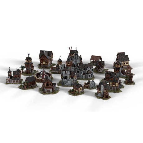 MOC - 115645 Medieval Village - LesDiy -