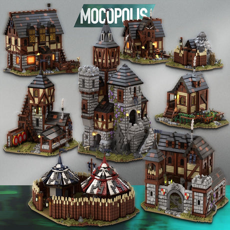 MOC - 115645 Medieval Village - LesDiy -