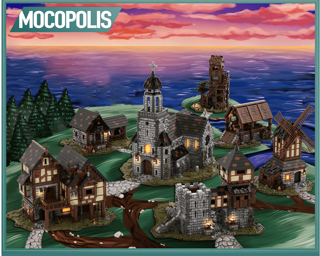 MOC - 115645 Medieval Village - LesDiy -