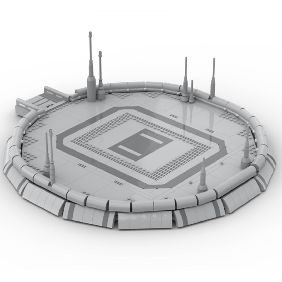 MOC - 116074 Military Modular Landing Platform - LesDiy -