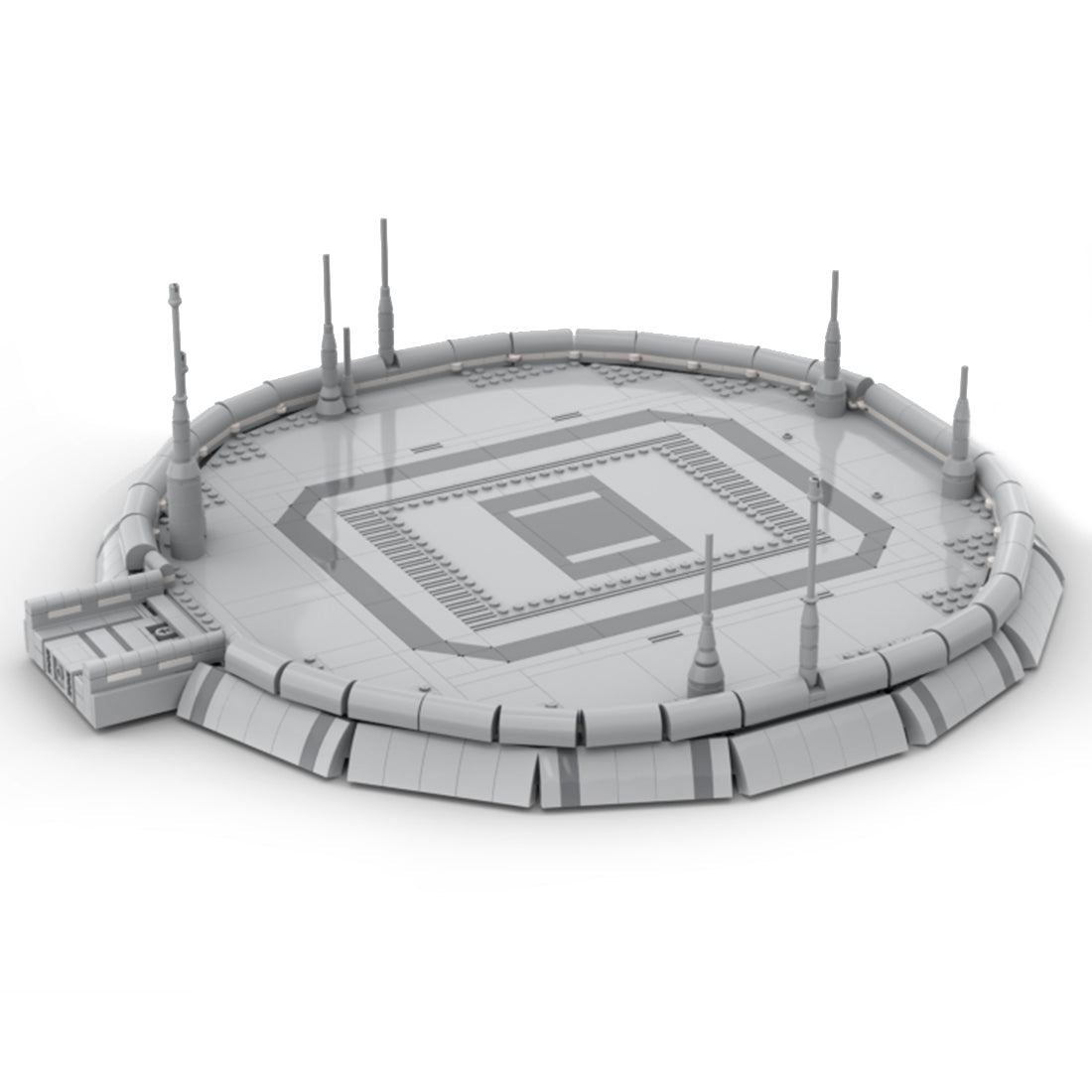 MOC - 116074 Military Modular Landing Platform - LesDiy -