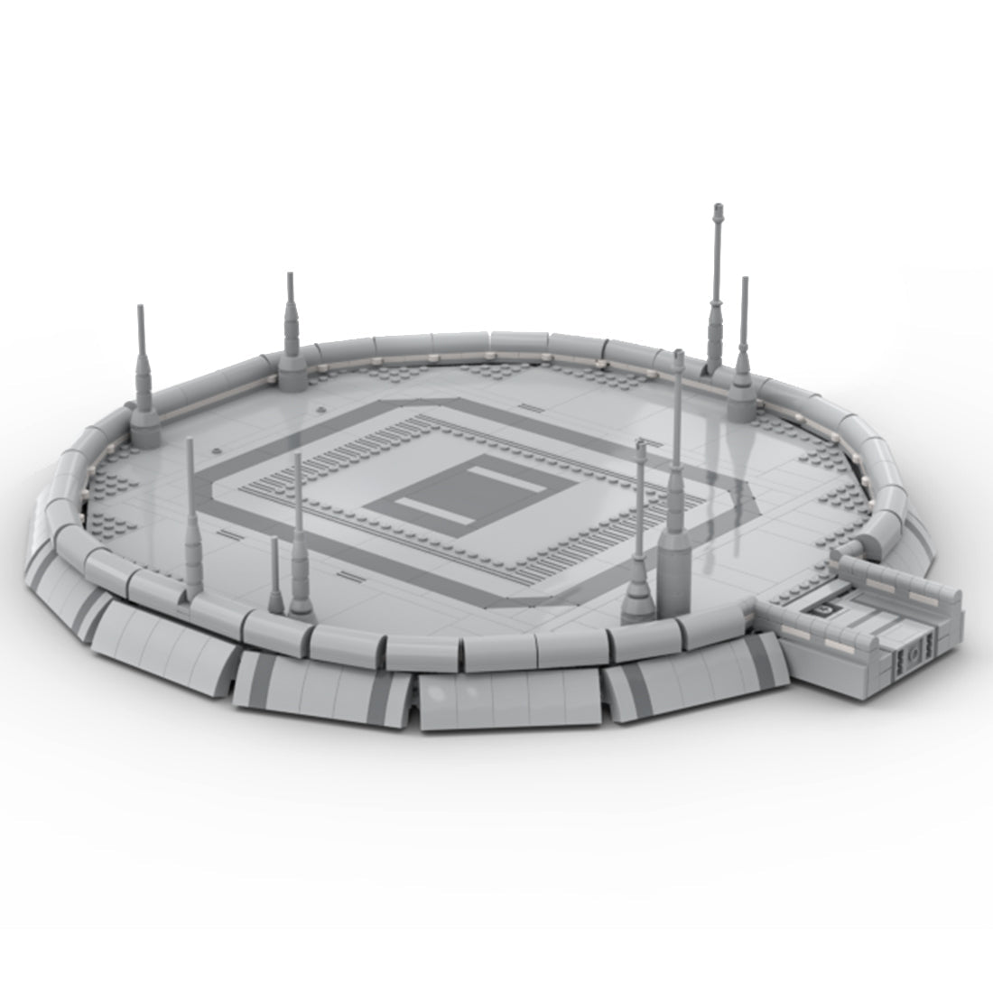 MOC - 116074 Military Modular Landing Platform - LesDiy -