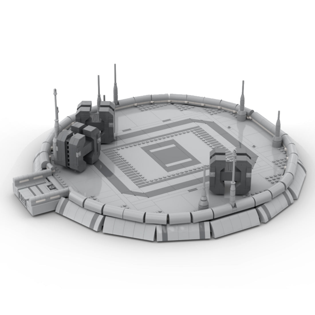 MOC - 116074 Military Modular Landing Platform - LesDiy -