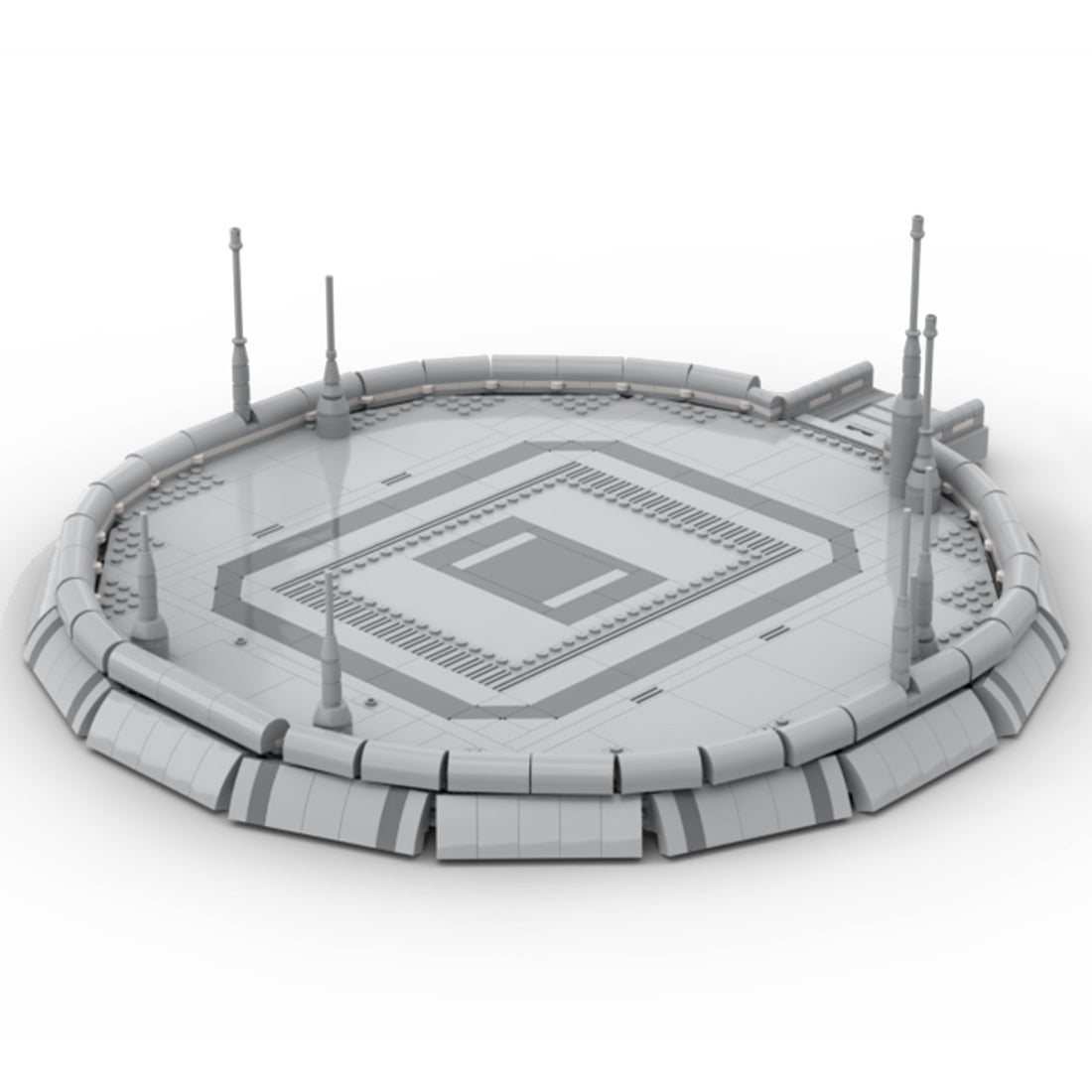 MOC - 116074 Military Modular Landing Platform - LesDiy -