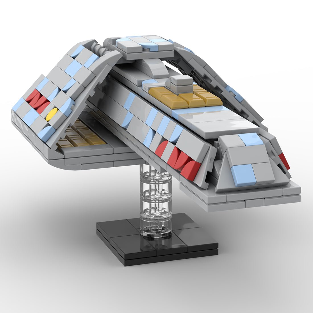 MOC - 116677 T'Pau Starship Model Building Blocks - LesDiy -