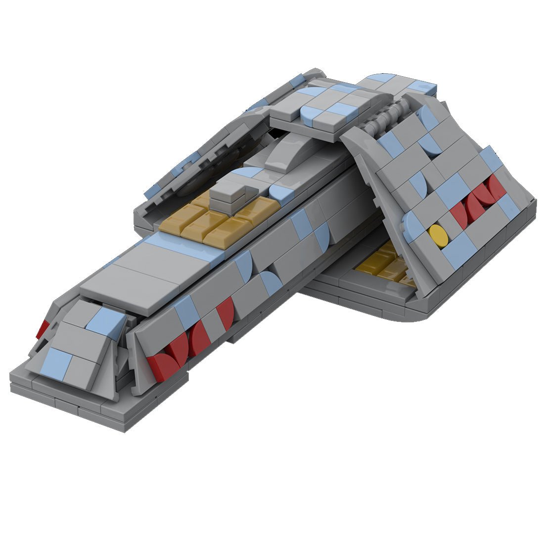 MOC - 116677 T'Pau Starship Model Building Blocks - LesDiy -