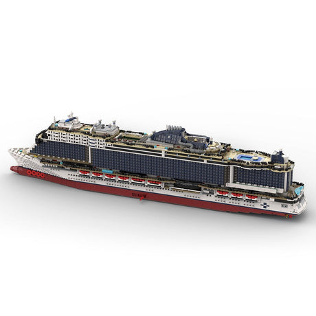 MOC - 116714 MSC Seashore Cruise Ship Building Blocks - LesDiy -