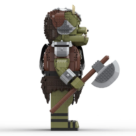 MOC - 116944 Gamorrean Guard Mega Figure(with Helmet) - LesDiy -