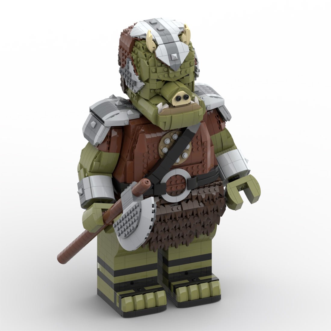 MOC - 116944 Gamorrean Guard Mega Figure(with Helmet) - LesDiy -