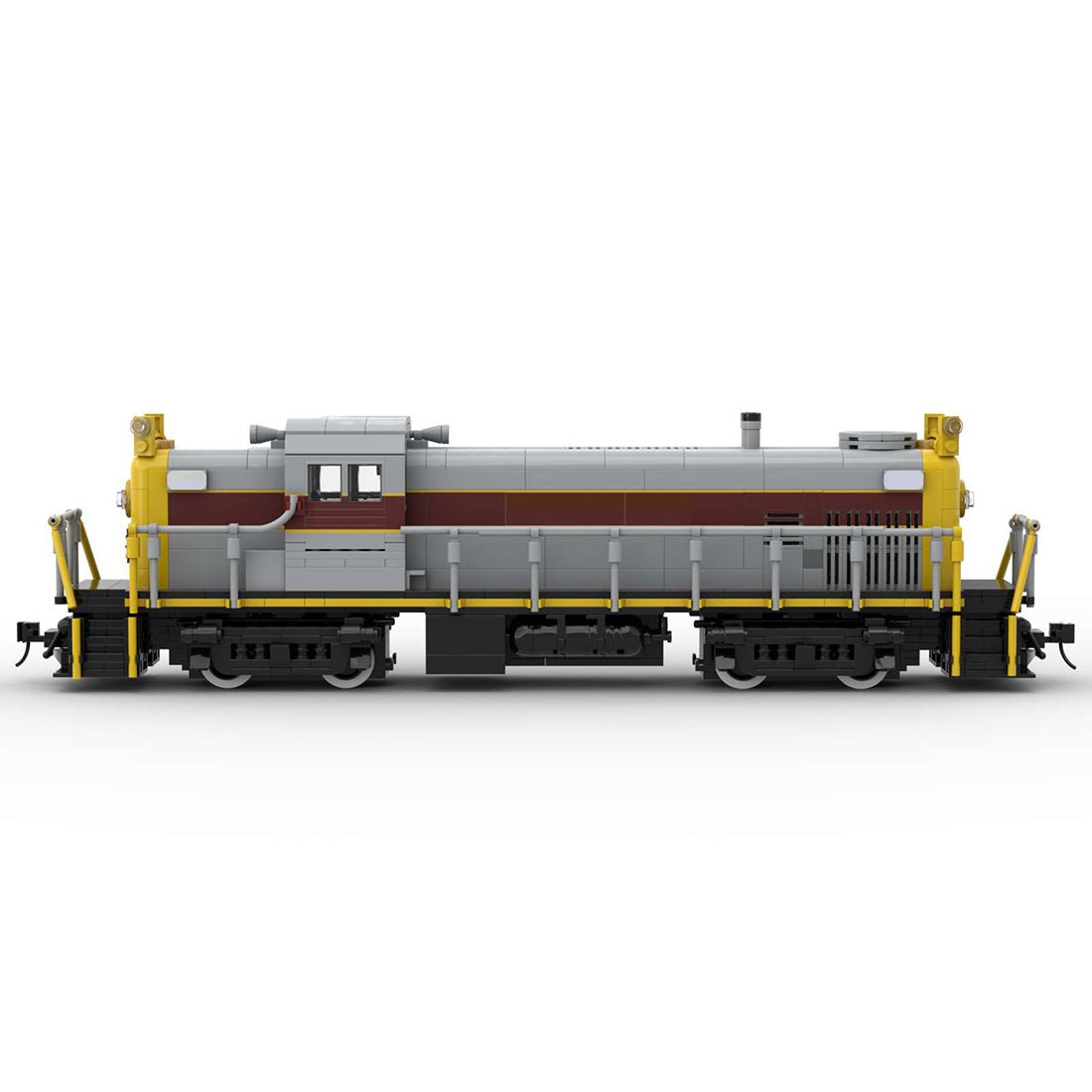 MOC - 117004 RS - 2 - Erie 909 Large Train - LesDiy - Building Blocks -