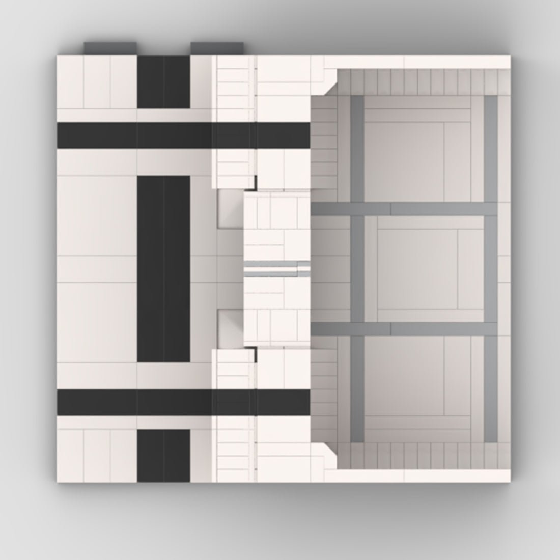 MOC - 117076 Military Modular Rest Room Building Blocks - LesDiy -