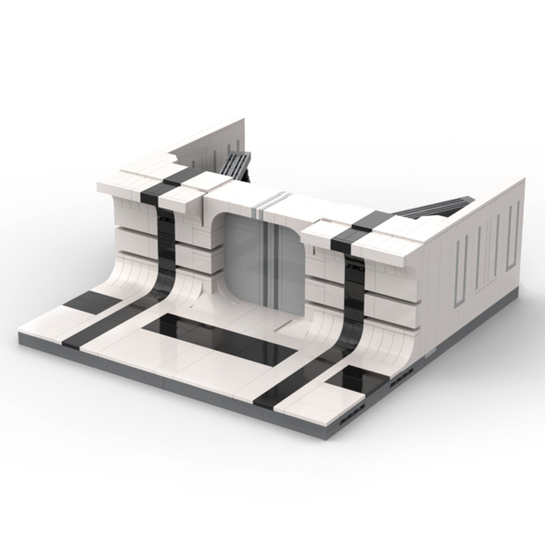 MOC - 117077 Military Modular Armory Building Blocks - LesDiy -