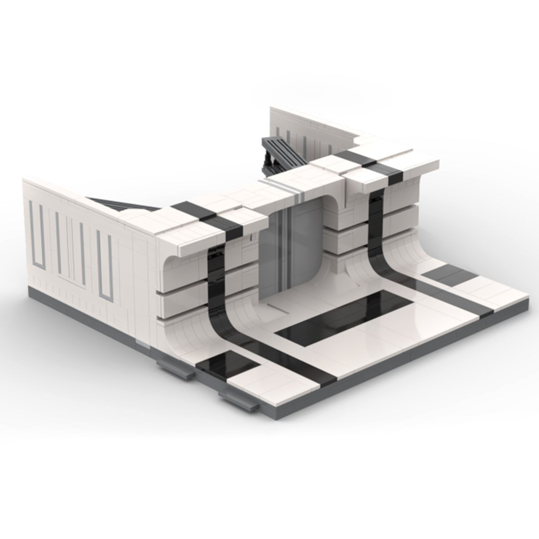 MOC - 117077 Military Modular Armory Building Blocks - LesDiy -