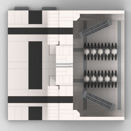 MOC - 117077 Military Modular Armory Building Blocks - LesDiy -
