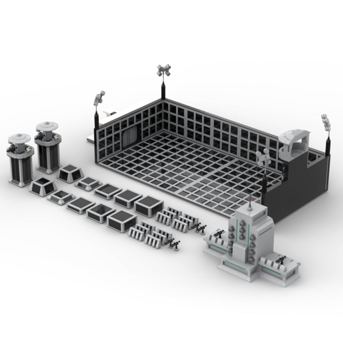 MOC - 117079 Military Modular Training Camp - LesDiy -