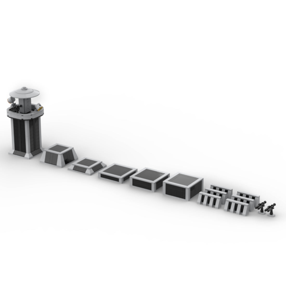 MOC - 117079 Military Modular Training Camp - LesDiy -