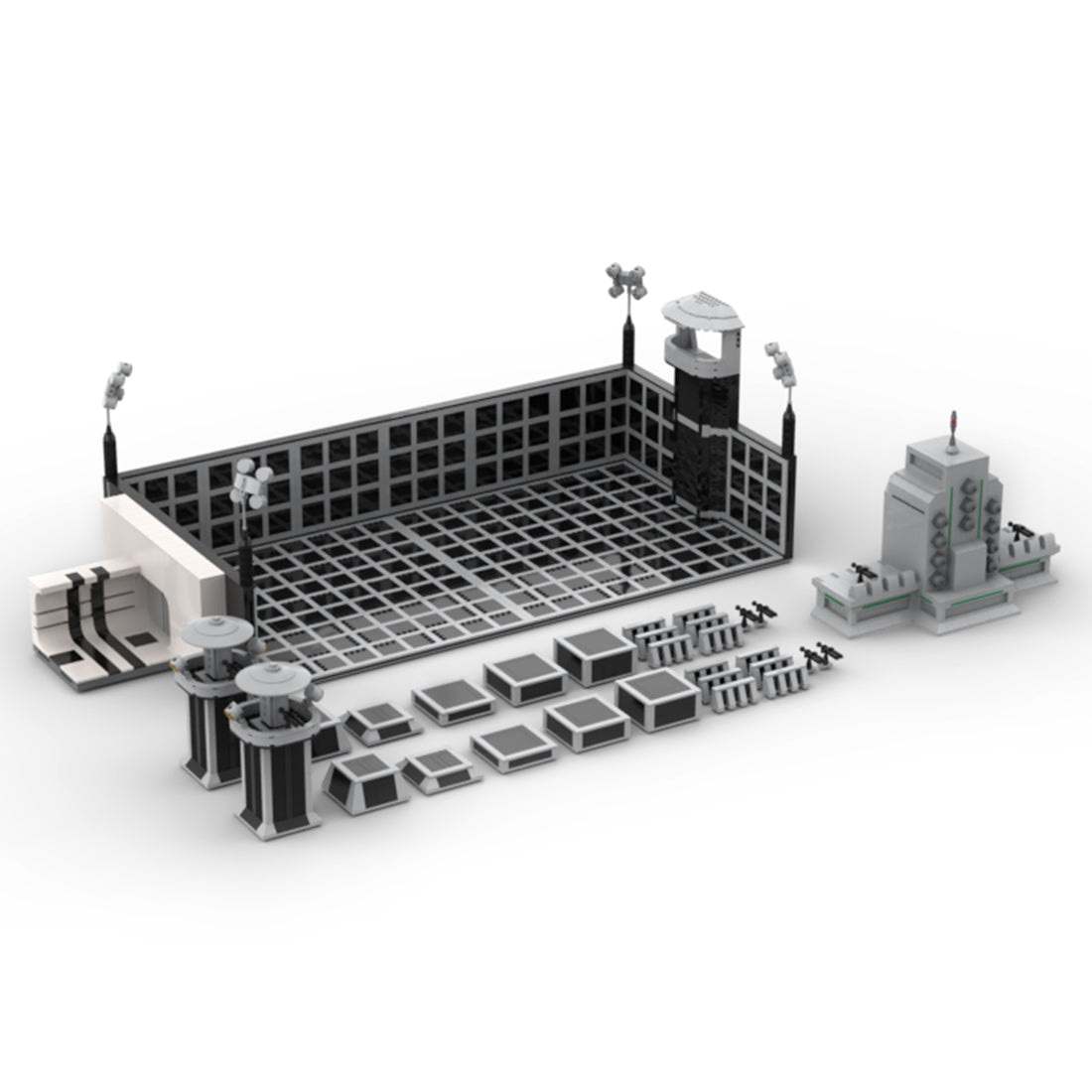 MOC - 117079 Military Modular Training Camp - LesDiy -