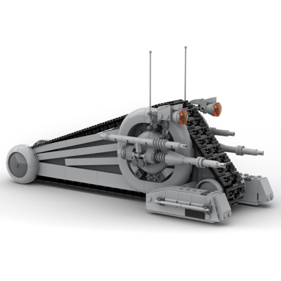 MOC - 117082 Sci - fi Military Snail Tank Model - LesDiy -