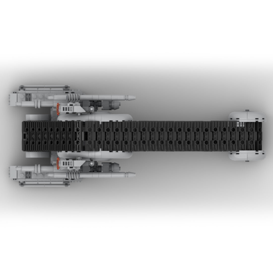 MOC - 117082 Sci - fi Military Snail Tank Model - LesDiy -