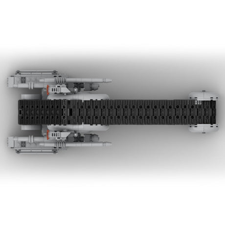 MOC - 117082 Sci - fi Military Snail Tank Model - LesDiy -