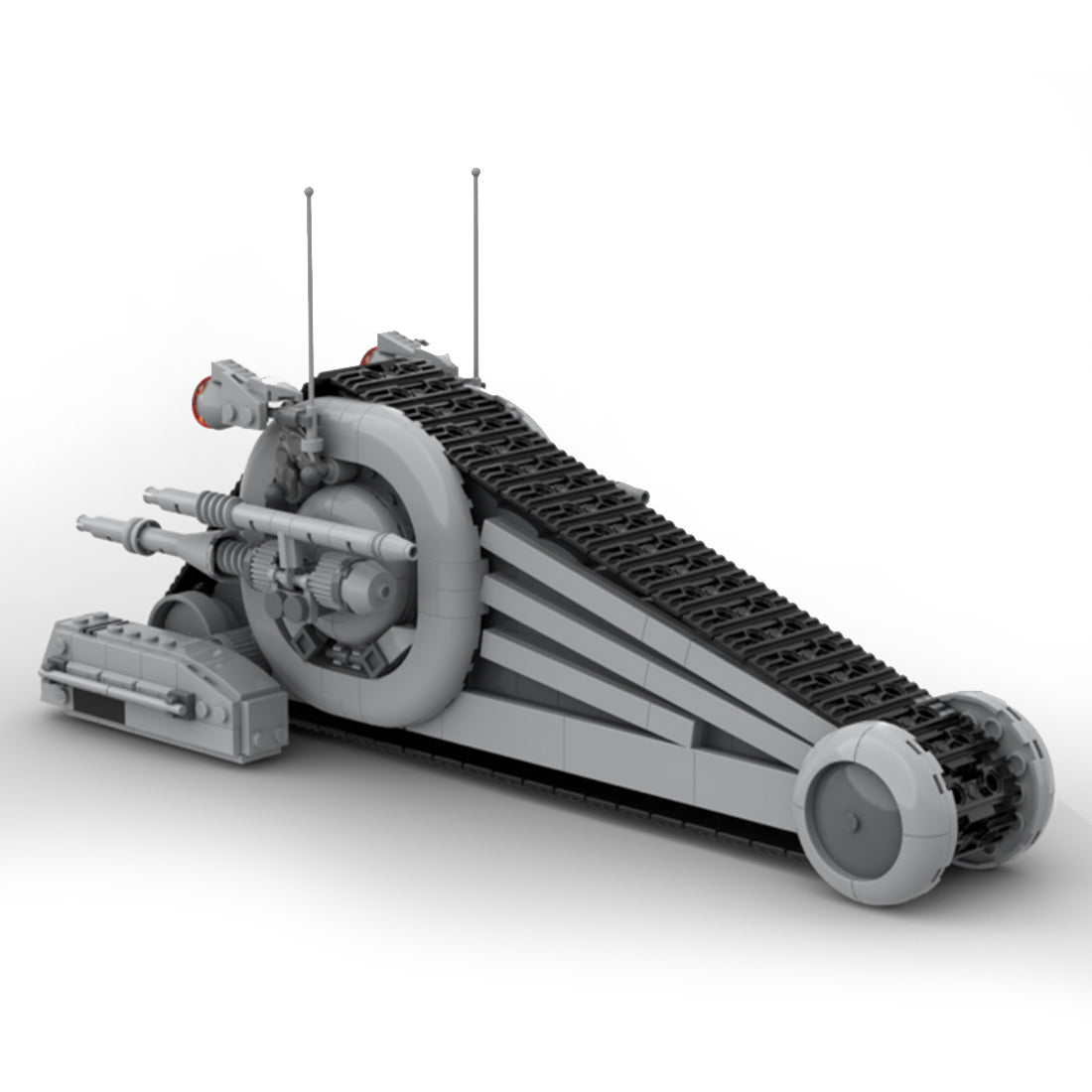 MOC - 117082 Sci - fi Military Snail Tank Model - LesDiy -