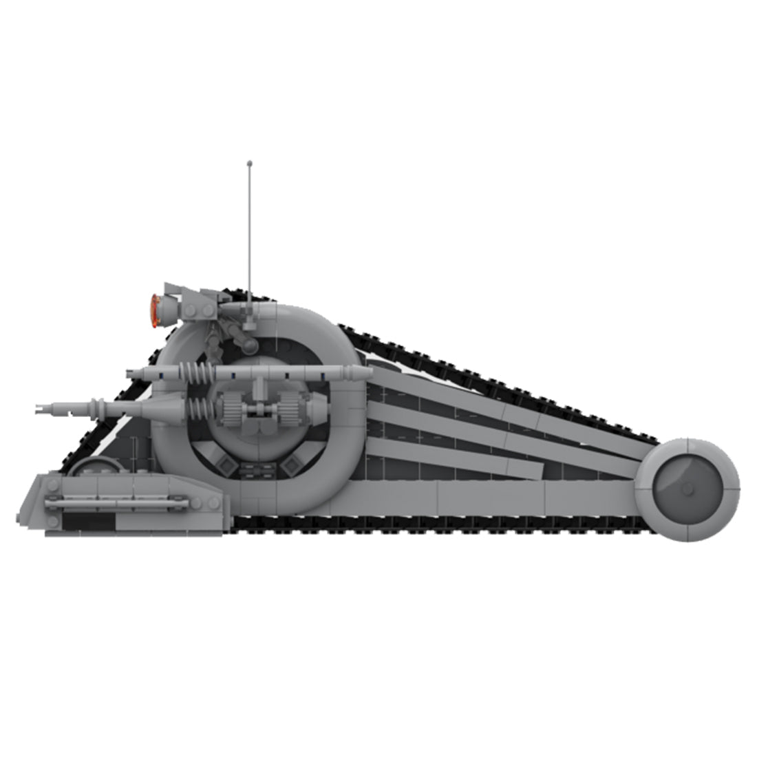 MOC - 117082 Sci - fi Military Snail Tank Model - LesDiy -