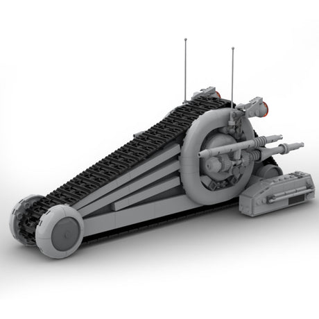 MOC - 117082 Sci - fi Military Snail Tank Model - LesDiy -