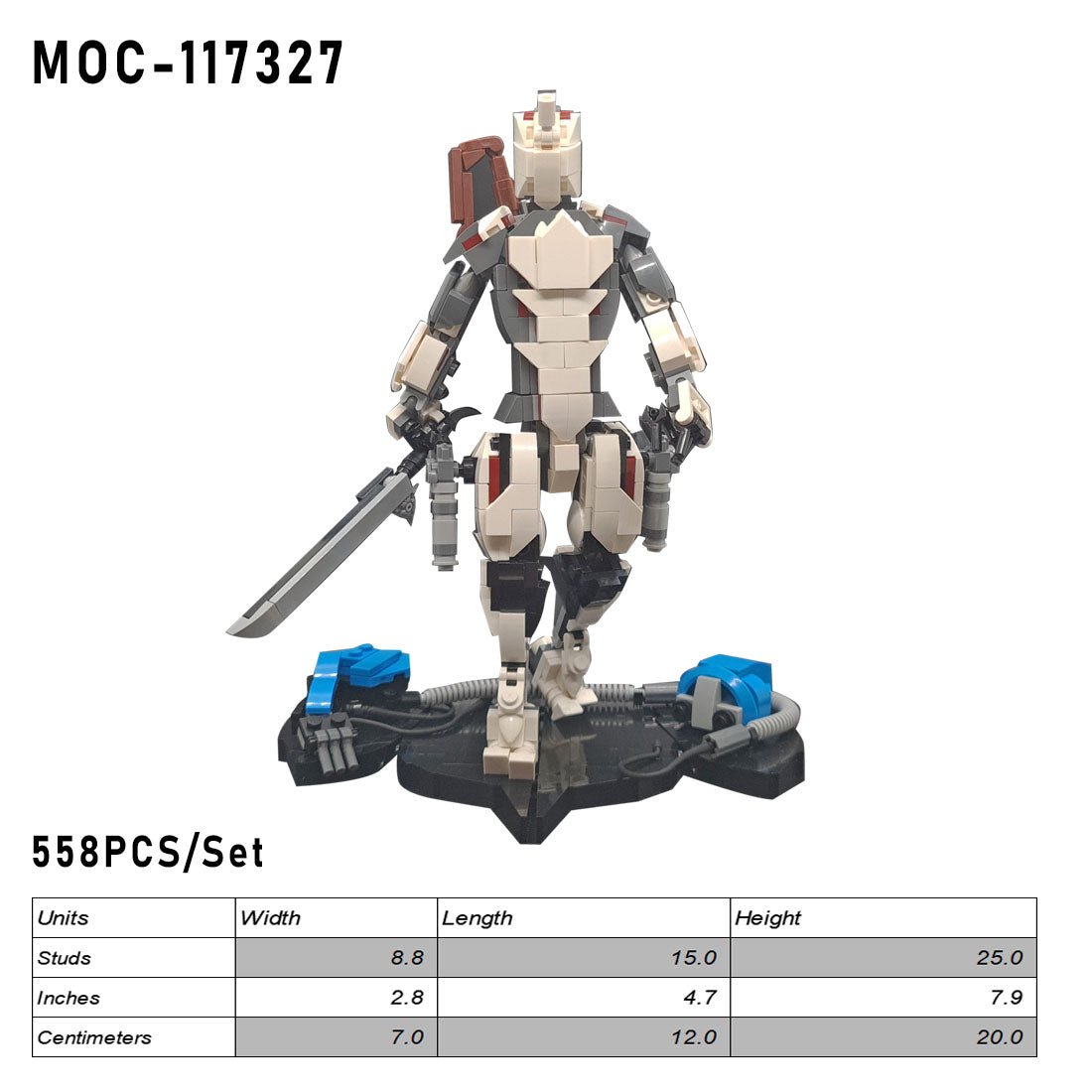 MOC - 117327 Warframe - Excalibur - LesDiy -