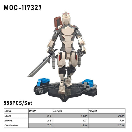 MOC - 117327 Warframe - Excalibur - LesDiy -