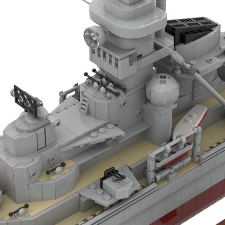 MOC - 119082 Prinz Eugen RC Cruiser - LesDiy -
